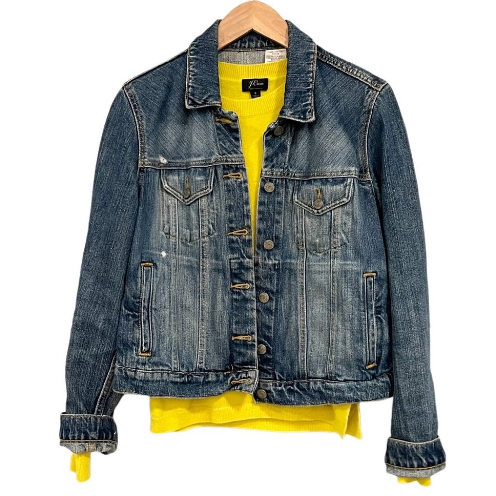 Jean Jacket Vintage Polo Ralph Lauren Denim "Trucker" Jean Jacket Blue S…